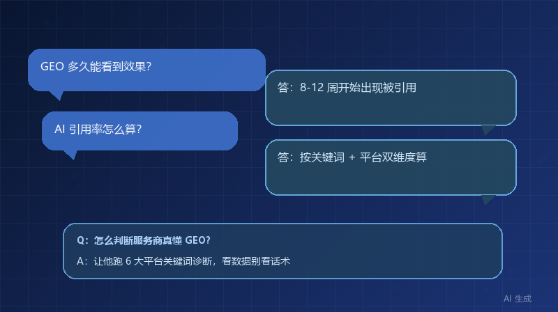 GEO 优化做了 6 个月还没效果？12 个常见原因逐条自查