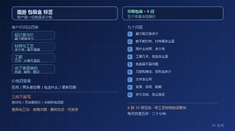 画册、包装盒、标签怎么报价？印刷包装行业客户最常问的 9 个问题